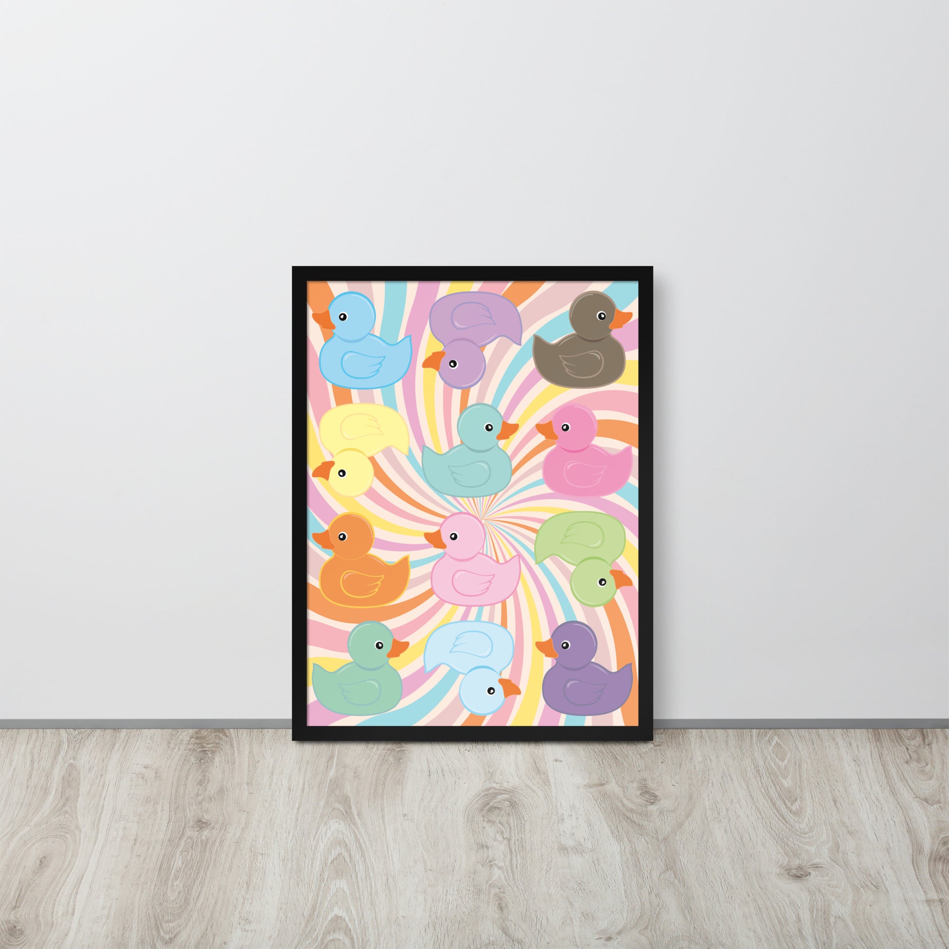 Wall Art Print - Rubber Duckies-By The Bard
