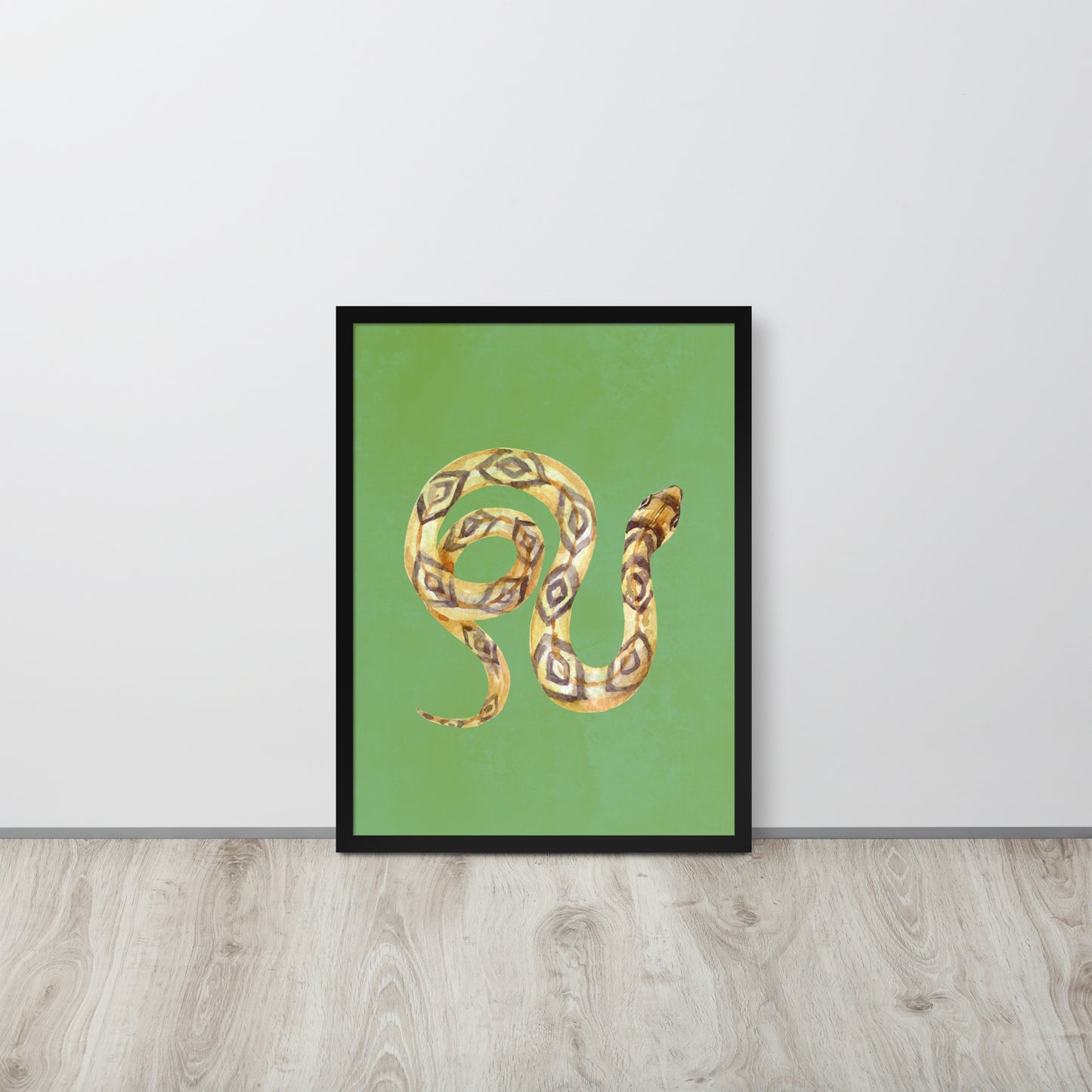 Wall Art Print - Golden Serpent-By The Bard