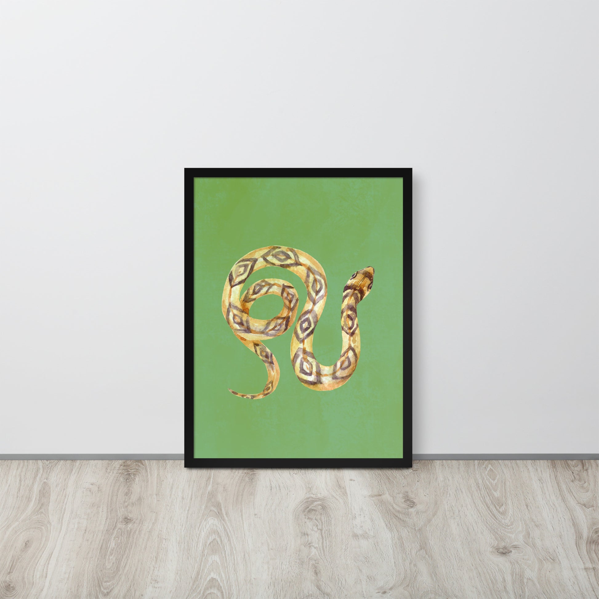 Wall Art Print - Golden Serpent-By The Bard
