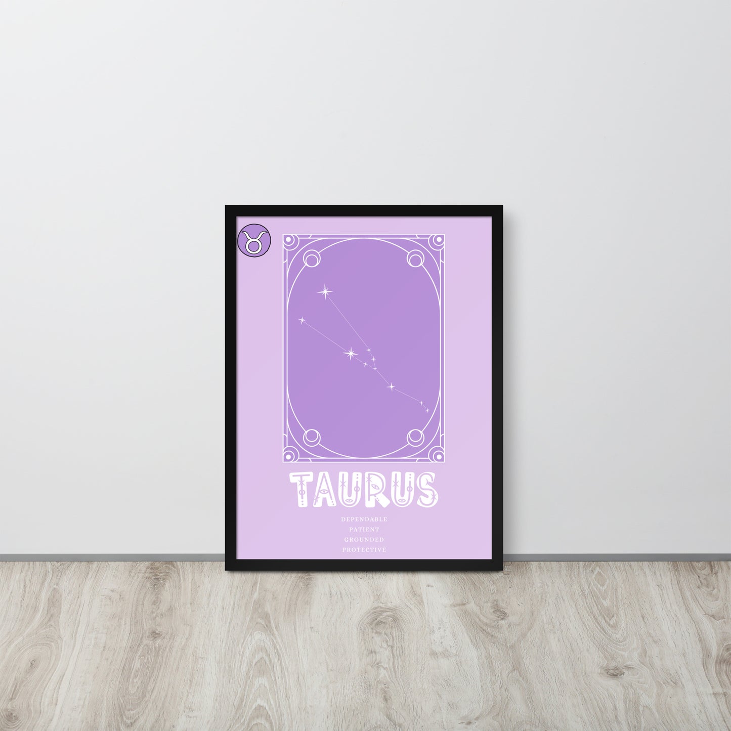 Wall Art Print - Zodiac - Taurus-By The Bard