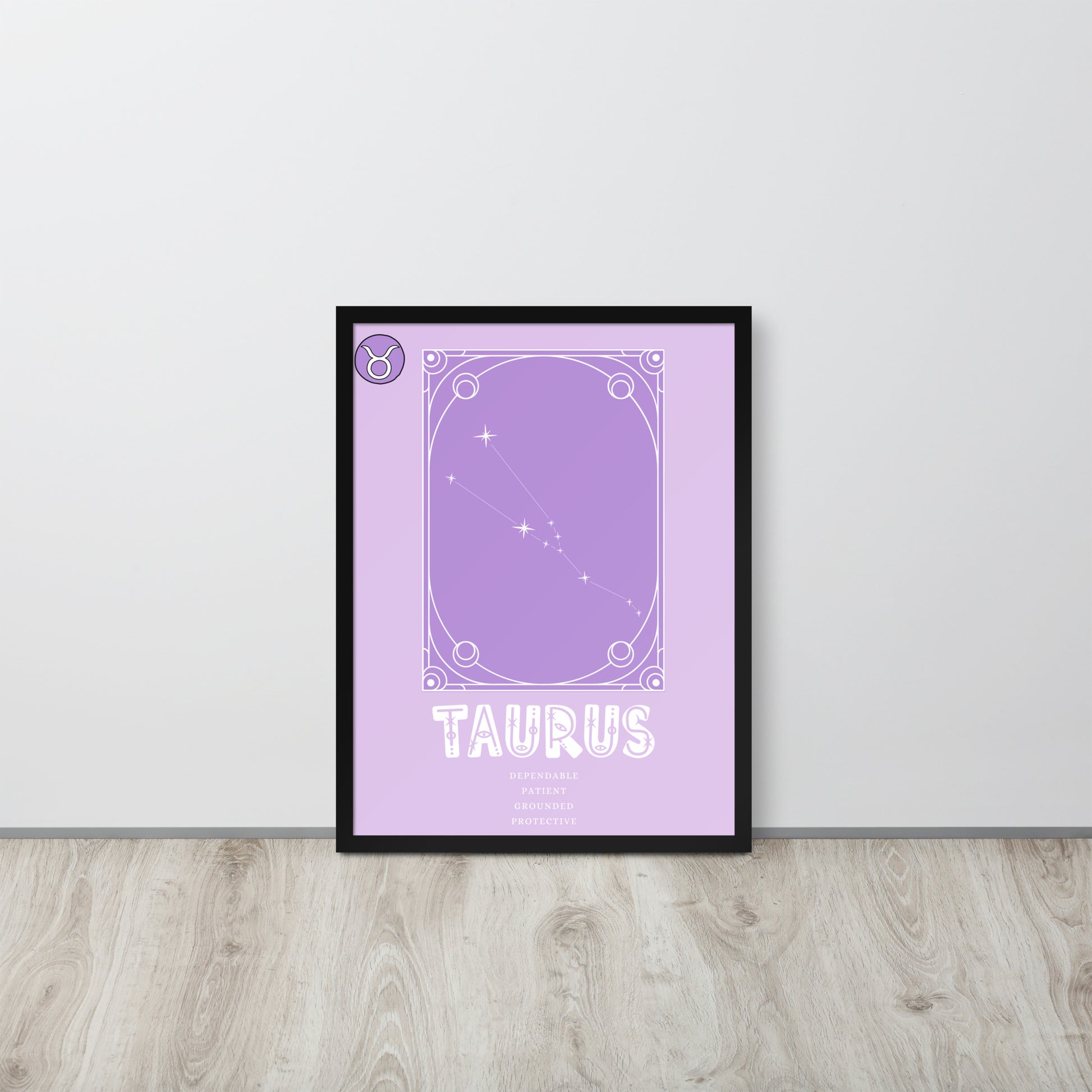 Wall Art Print - Zodiac - Taurus-By The Bard