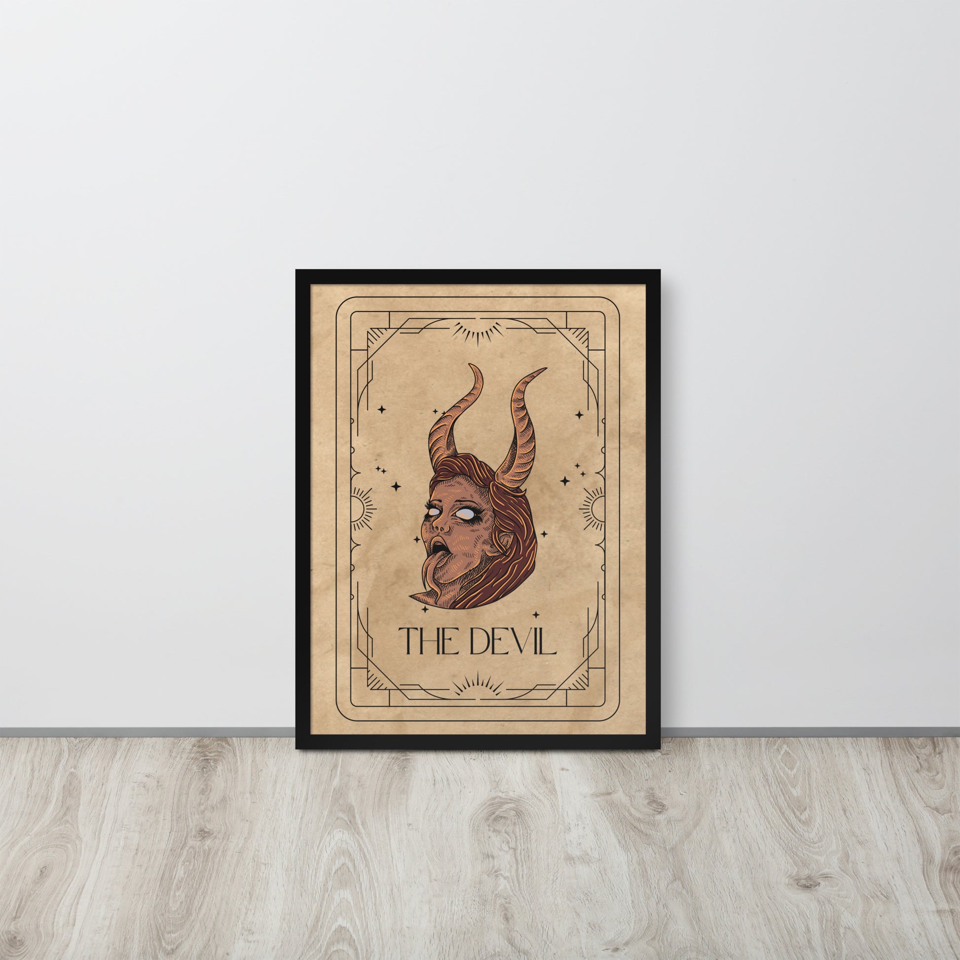 Wall Art Print - Tarot Card- The Devil-By The Bard