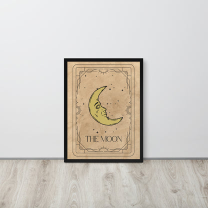 Wall Art Print - Tarot Card - The Moon-By The Bard