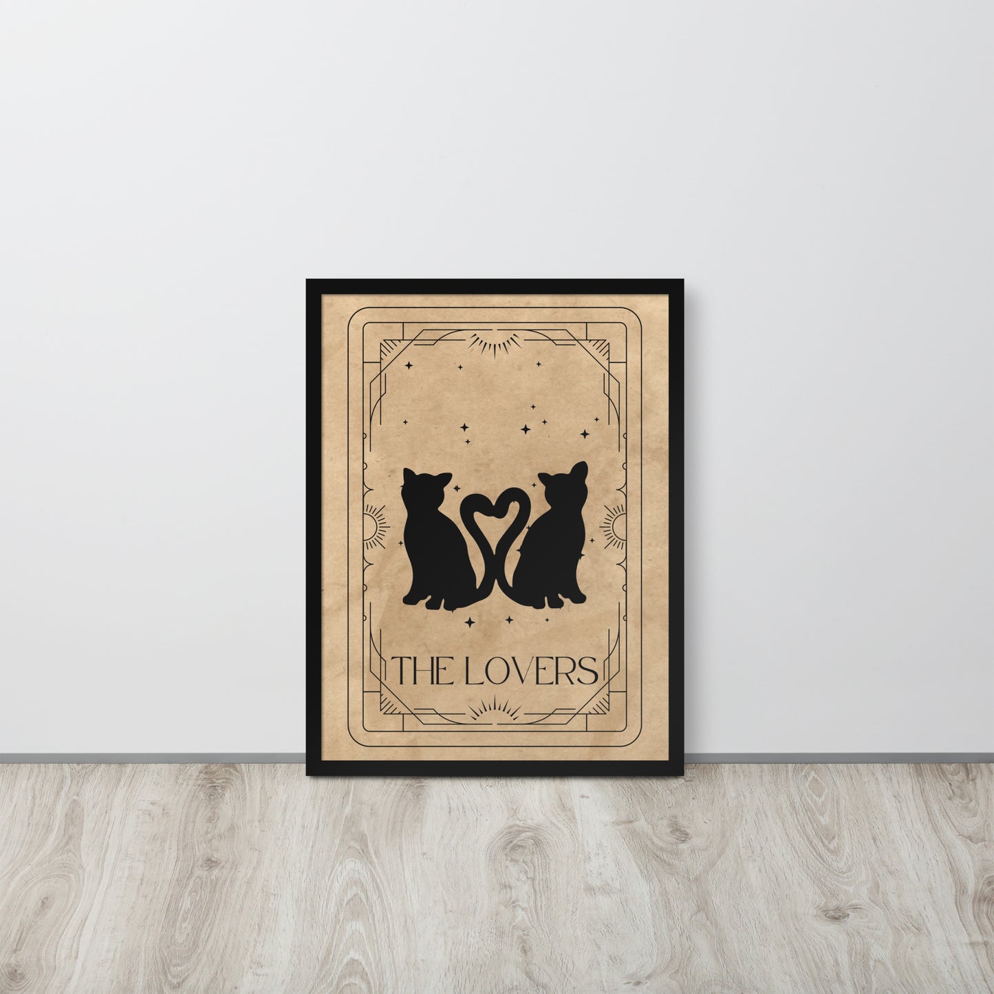 Wall Art Print - Tarot Card - The Lovers-By The Bard