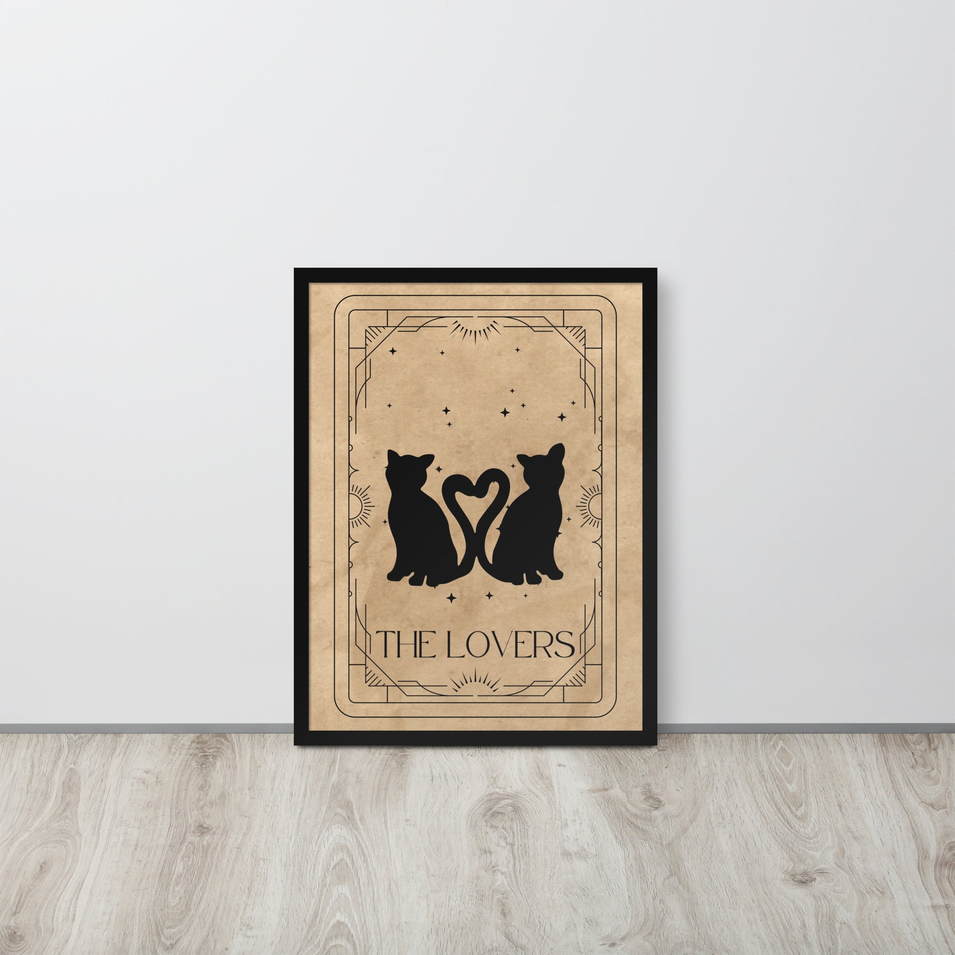 Wall Art Print - Tarot Card - The Lovers-By The Bard