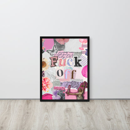 Wall Art Print - F*ck Off-By The Bard