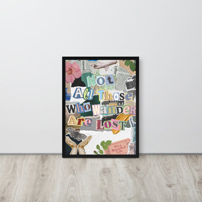 Wall Art Print - Not All Those Who Wander Are Lost-By The Bard