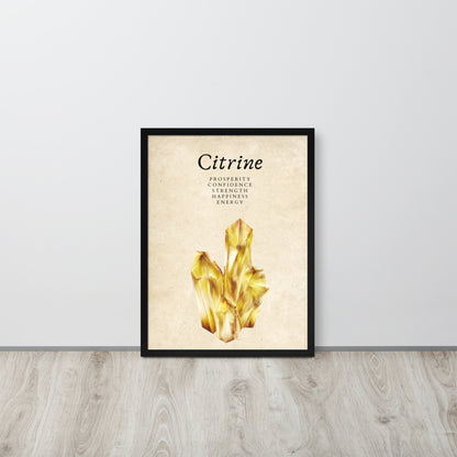 Wall Art Print - Citrine-By The Bard