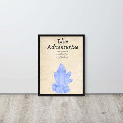 Wall Art Print - Blue Adventurine-By The Bard