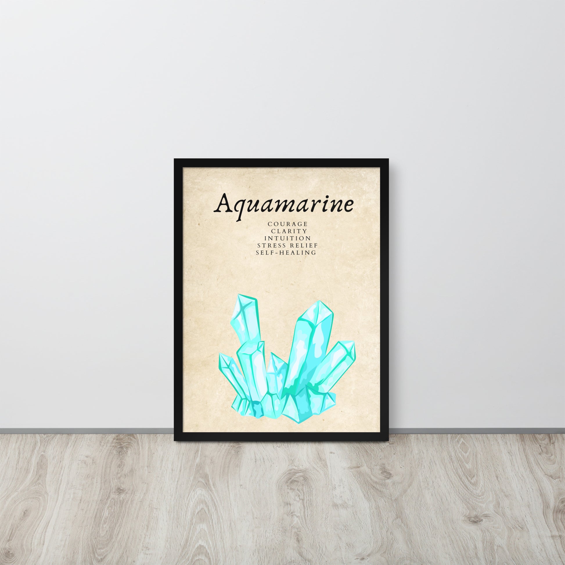 Wall Art Print - Aquamarine-By The Bard