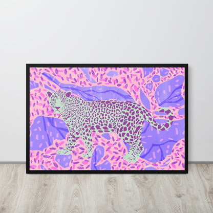 Wall Art Print - Vivid Leopard-By The Bard