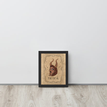 Wall Art Print - Tarot Card- The Devil-By The Bard