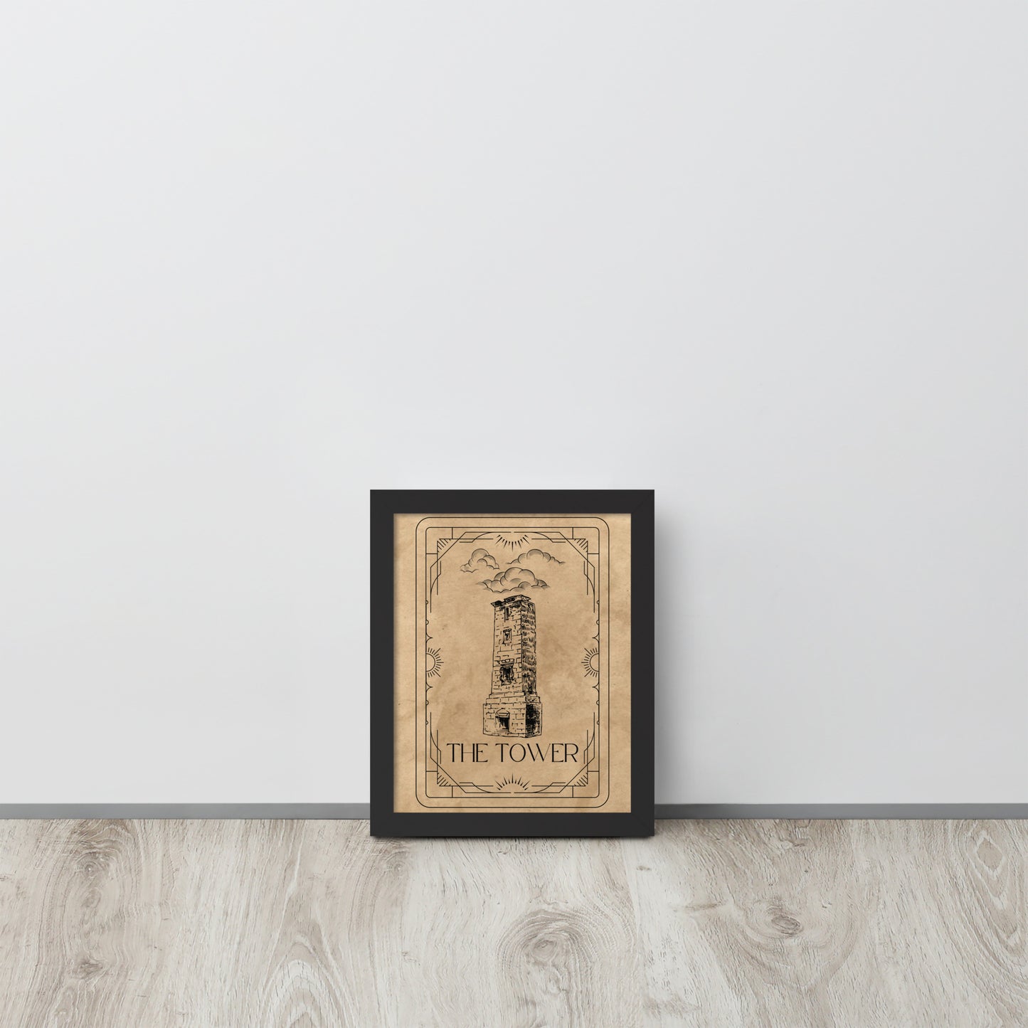 Wall Art Print - Tarot Card - The Tower-By The Bard