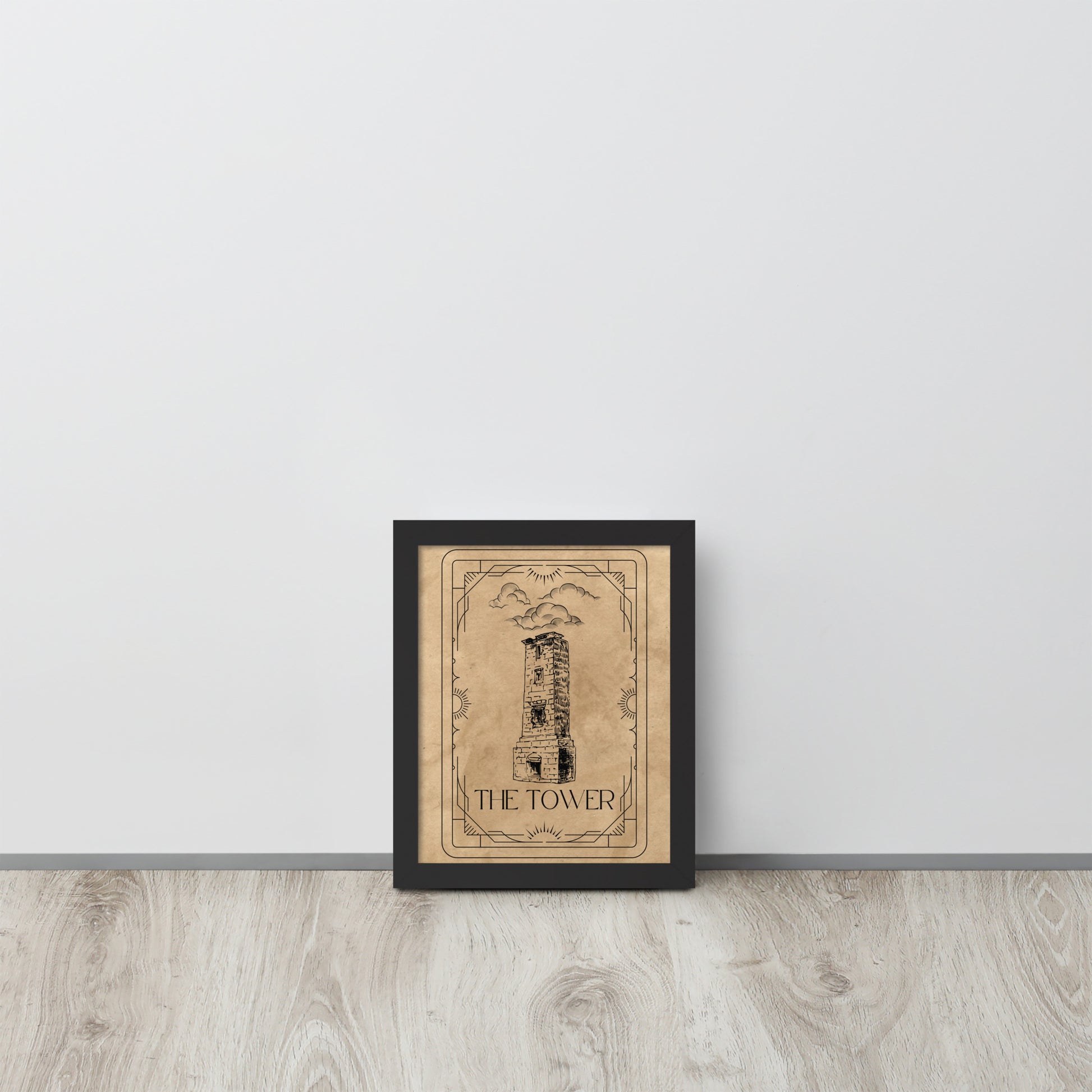 Wall Art Print - Tarot Card - The Tower-By The Bard