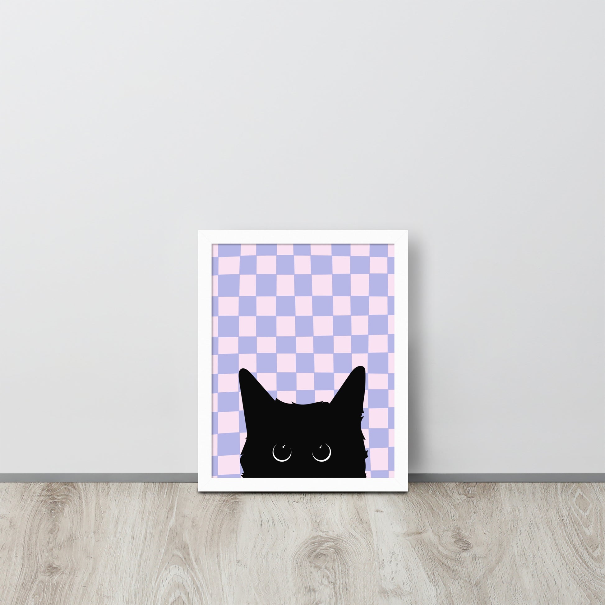 Wall Art Print - Peek A Boo Cat-By The Bard