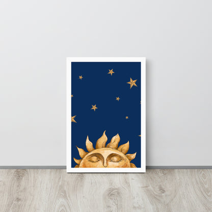 Wall Art Print - Vintage Sun-By The Bard
