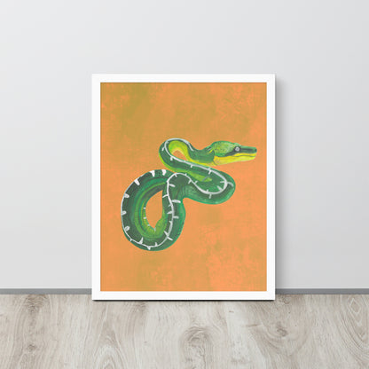 Wall Art Print - Emerald Python-By The Bard
