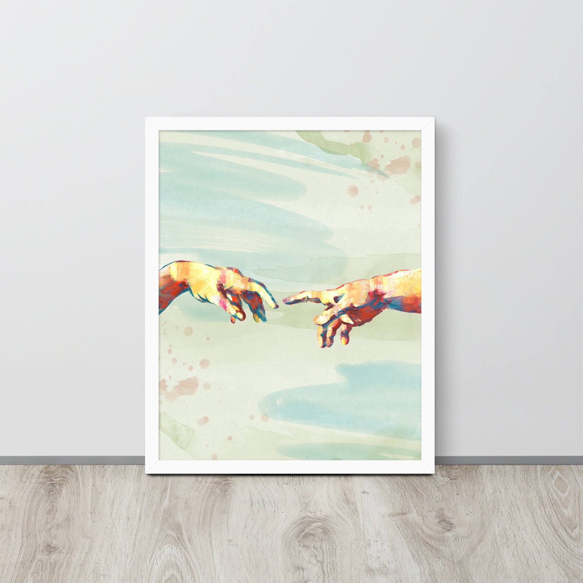 Wall Art Print - Michelangelo Hands-By The Bard