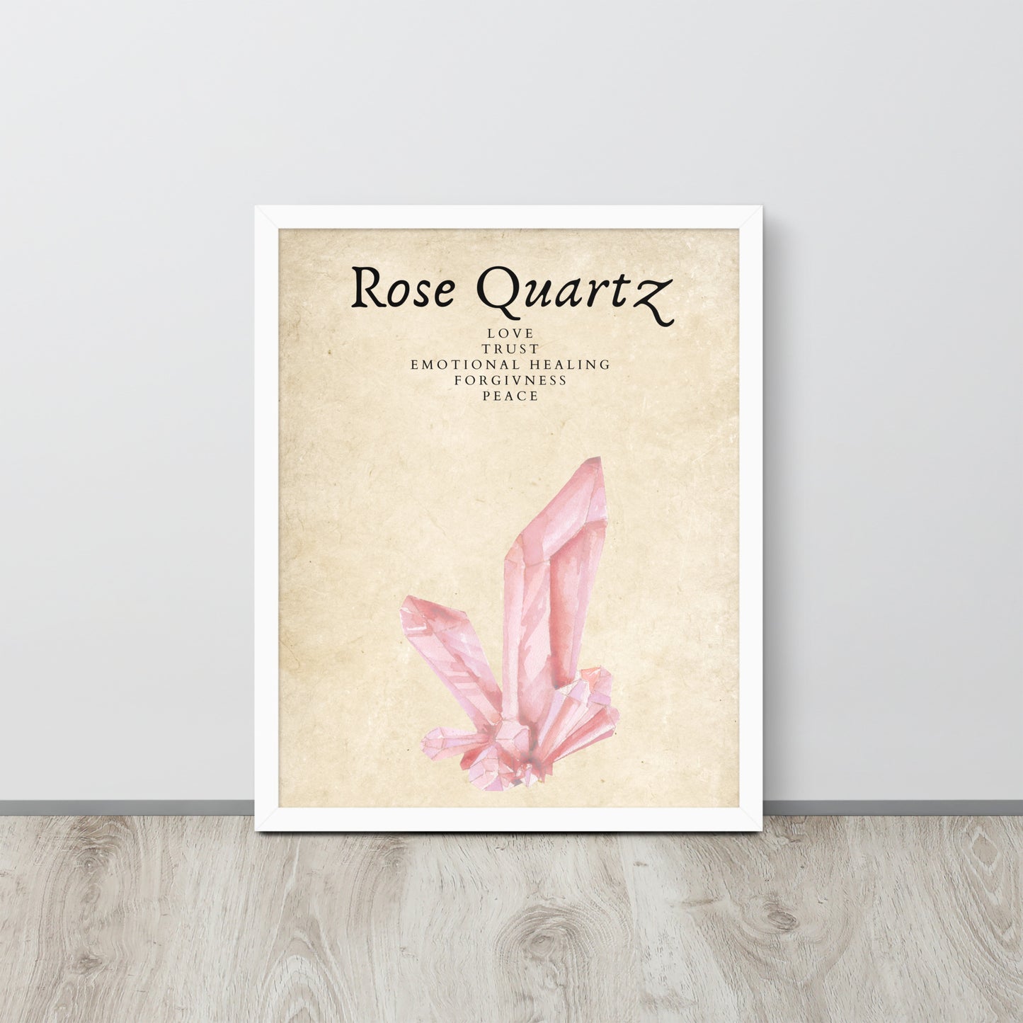 Wall Art Print - Rose Quartz-By The Bard