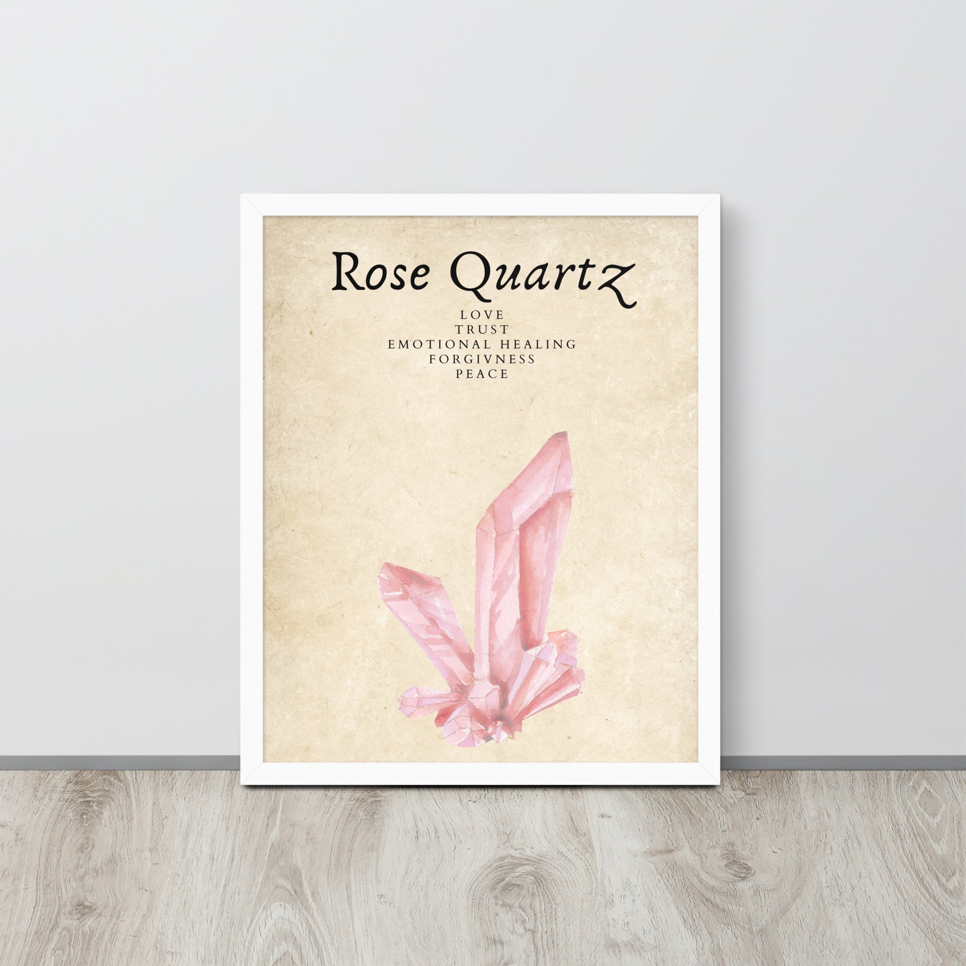 Wall Art Print - Rose Quartz-By The Bard