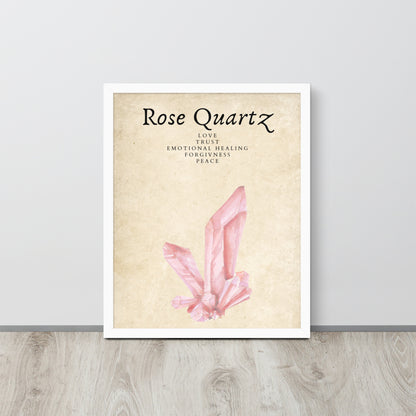Wall Art Print - Rose Quartz-By The Bard