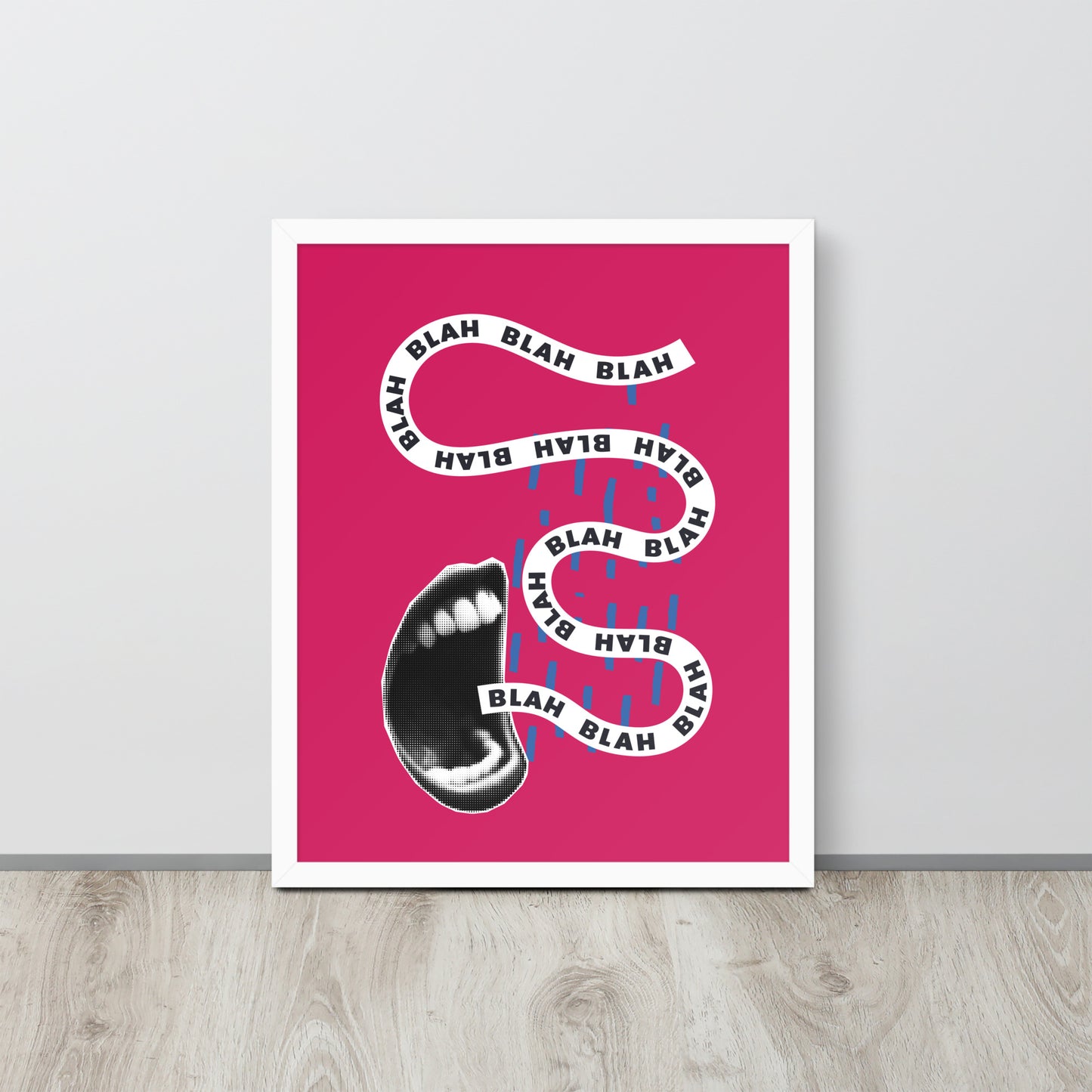Wall Art Print - Blah Blah Blah Pop Art Print-By The Bard