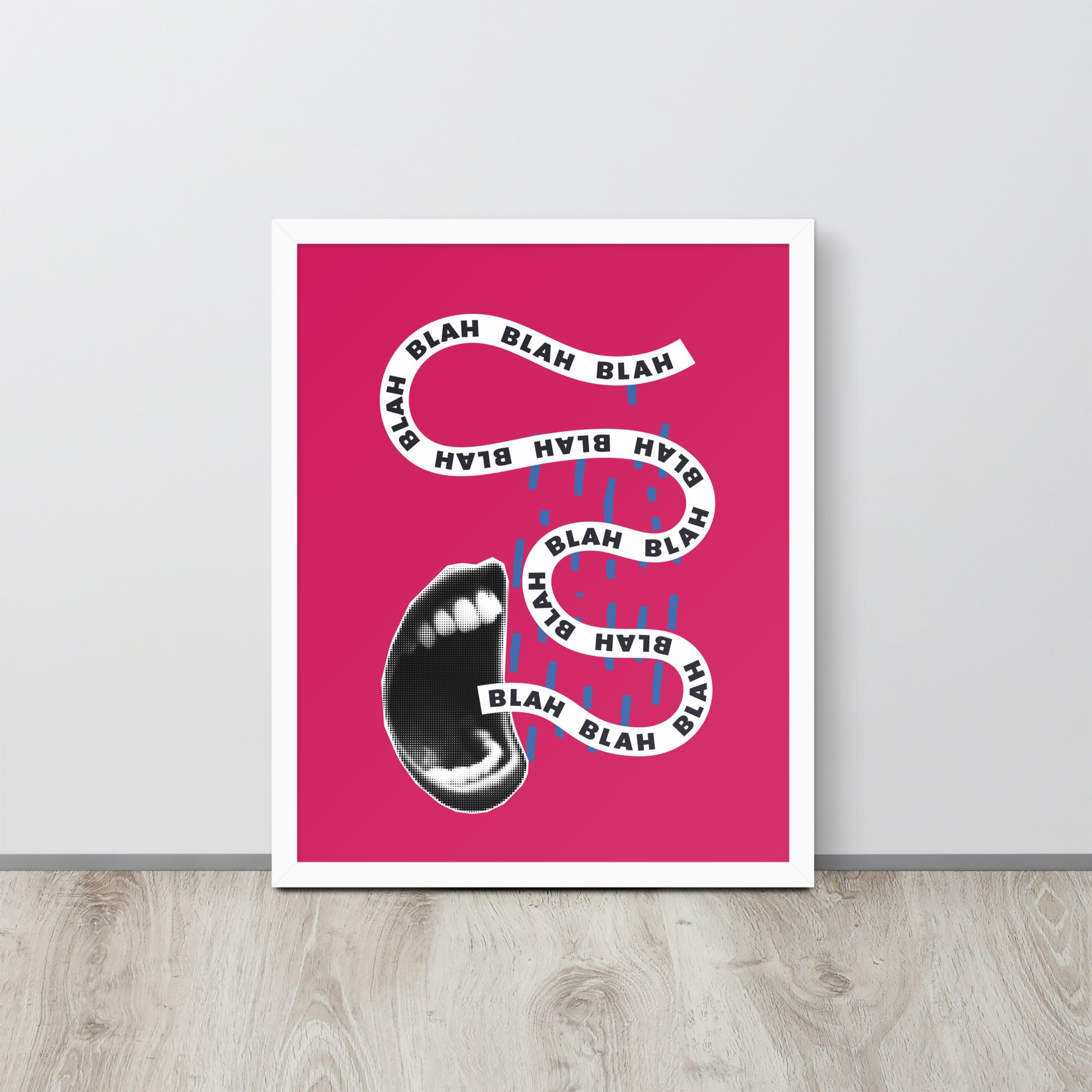 Wall Art Print - Blah Blah Blah Pop Art Print-By The Bard