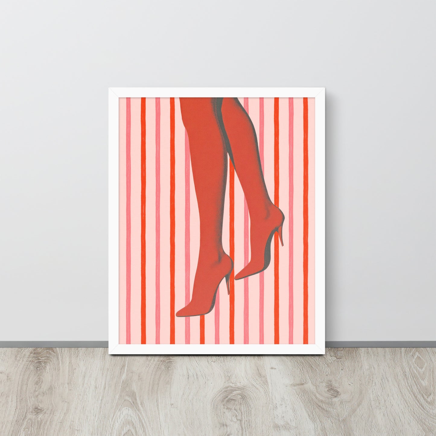 Wall Art Print - Retro Red Heels Pop Art Print-By The Bard