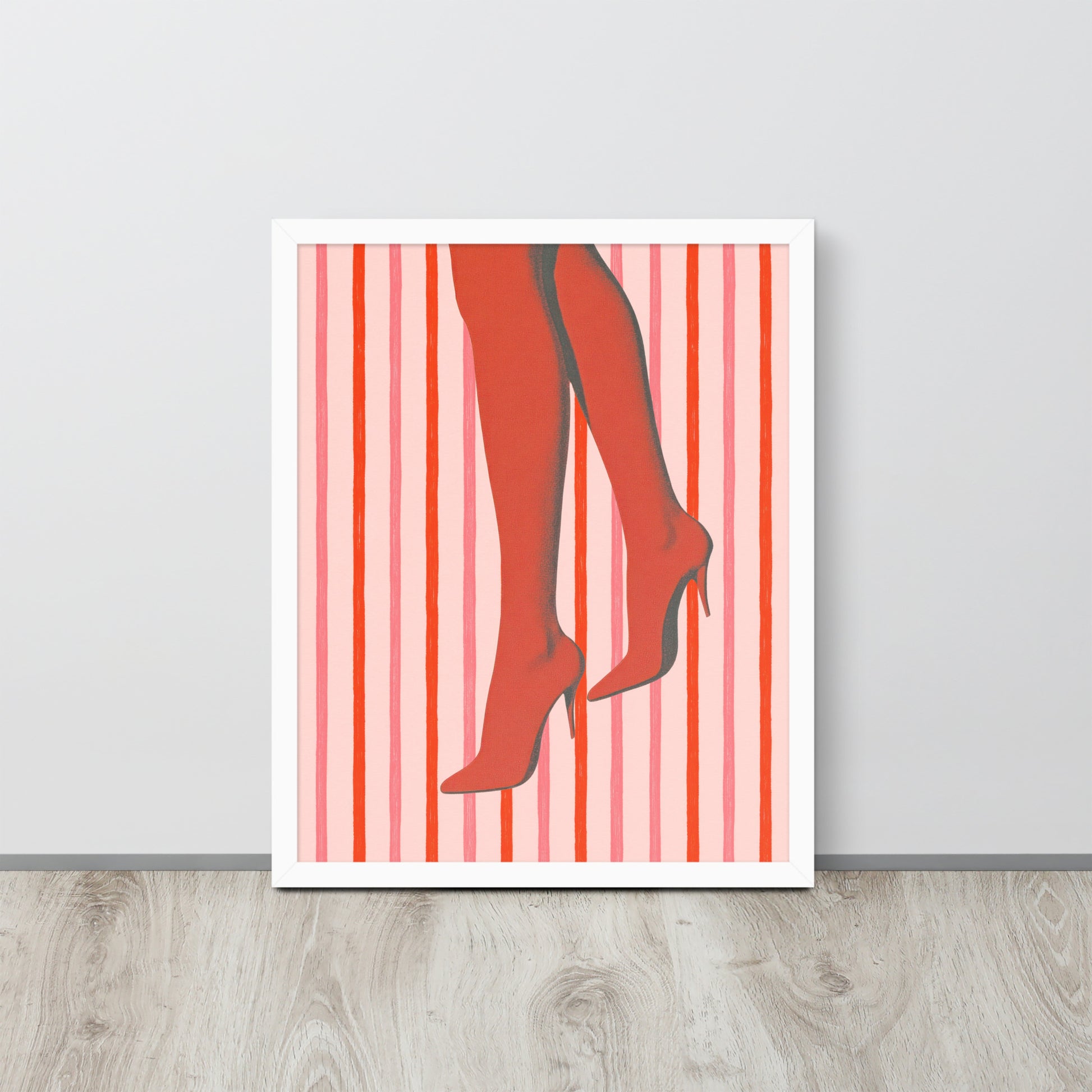 Wall Art Print - Retro Red Heels Pop Art Print-By The Bard