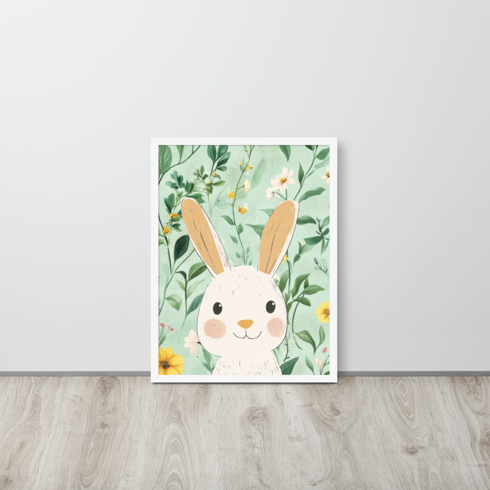 Wall Art Print - Botanical Bunny-By The Bard