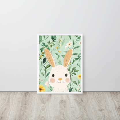 Wall Art Print - Botanical Bunny-By The Bard