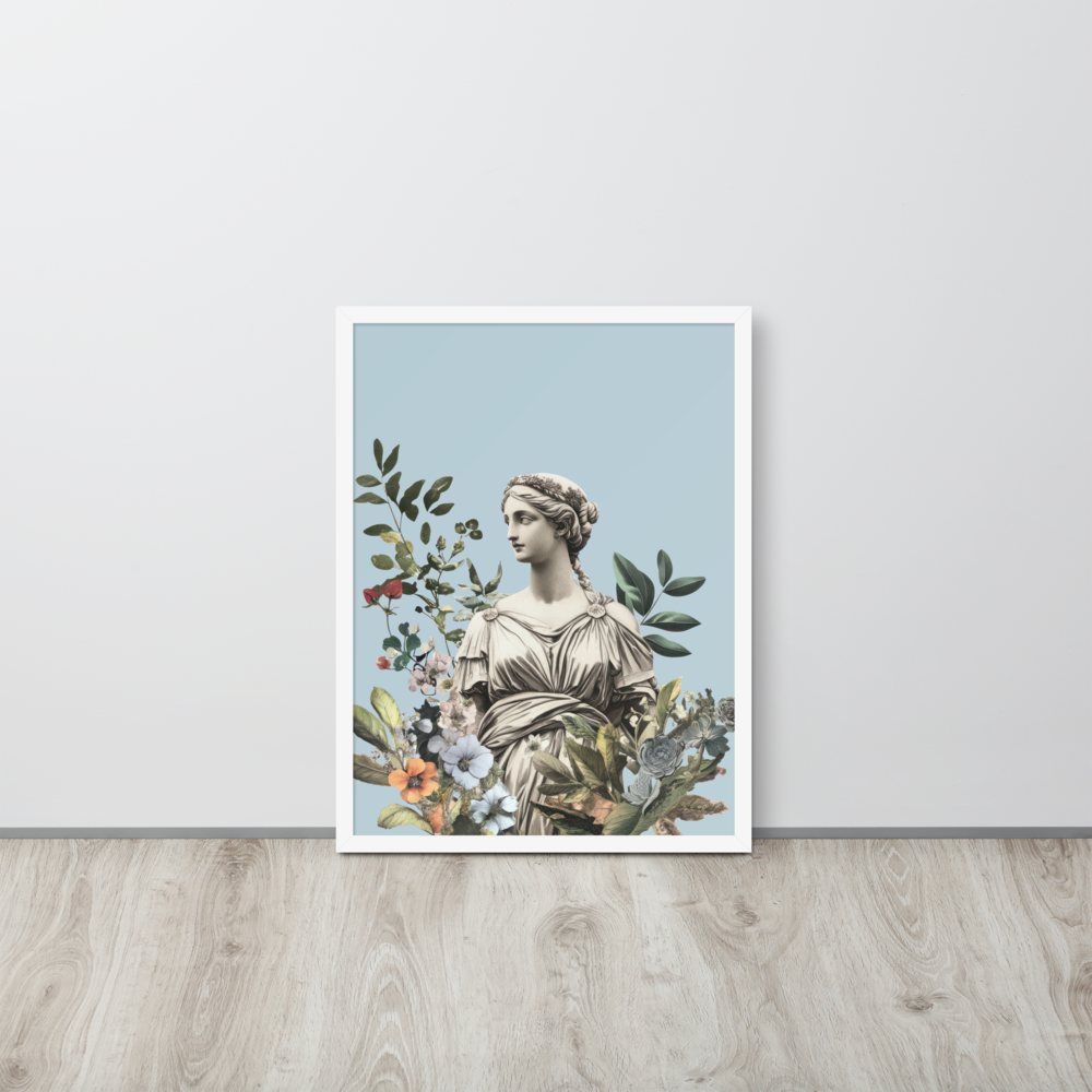Wall Art Print - Floral Goddess-By The Bard