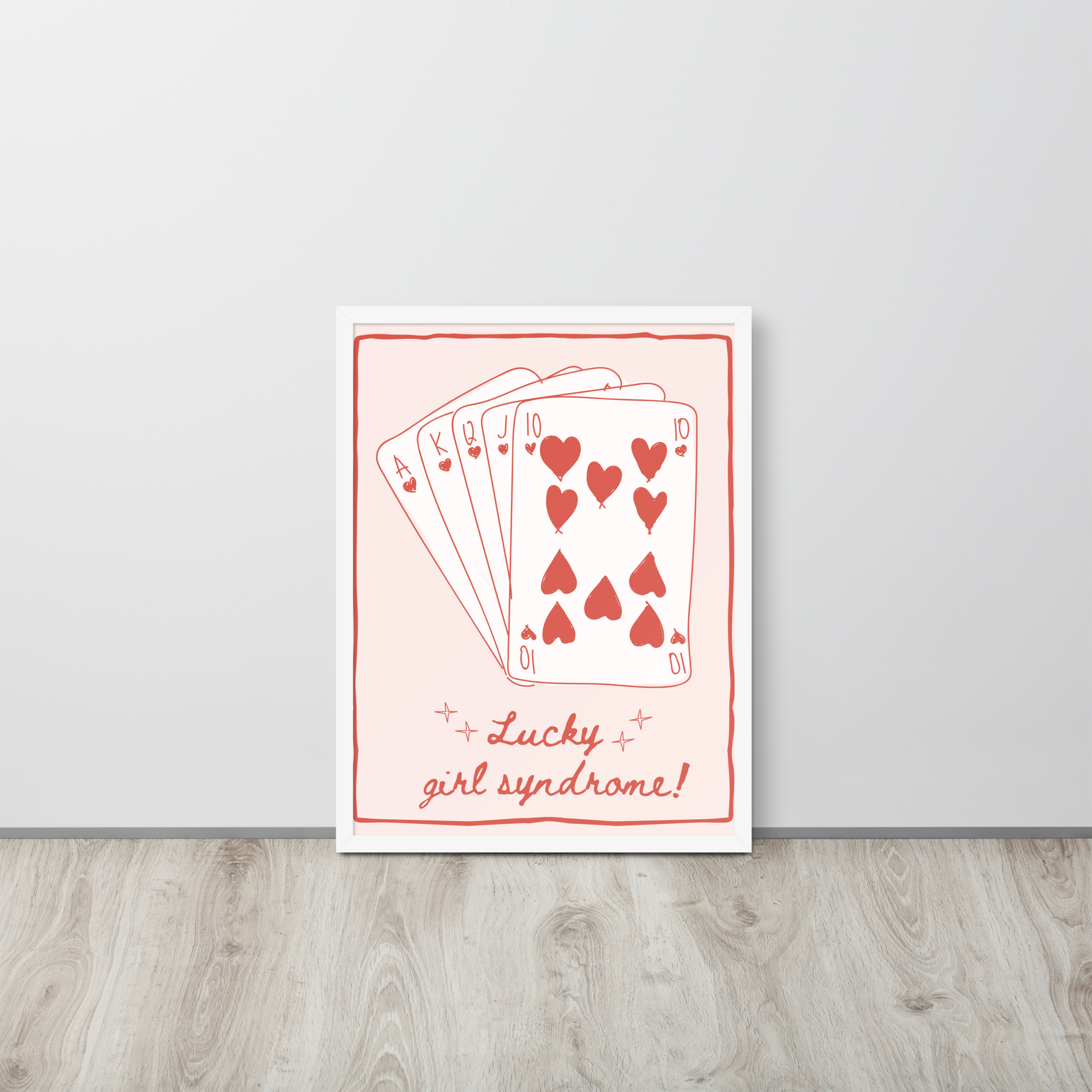 Wall Art Print - Lucky Girl Syndrome-By The Bard