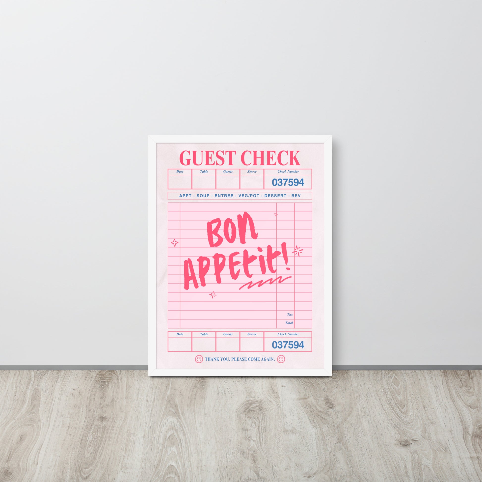 Wall Art Print - Bon Appetit-By The Bard