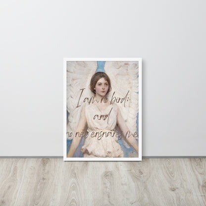 Wall Art Print - I Am No Bird; And No Net Ensnares Me-By The Bard