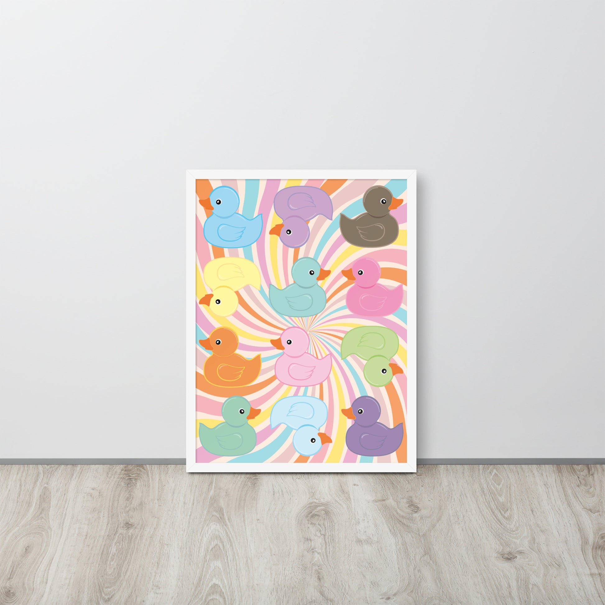 Wall Art Print - Rubber Duckies-By The Bard