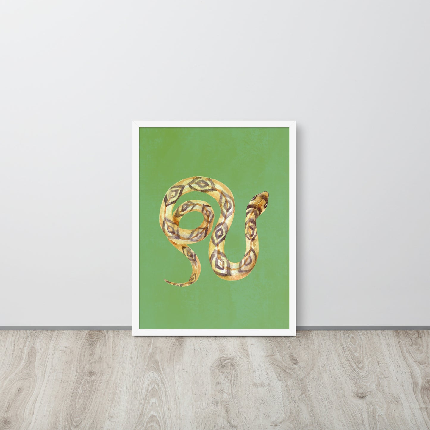 Wall Art Print - Golden Serpent-By The Bard
