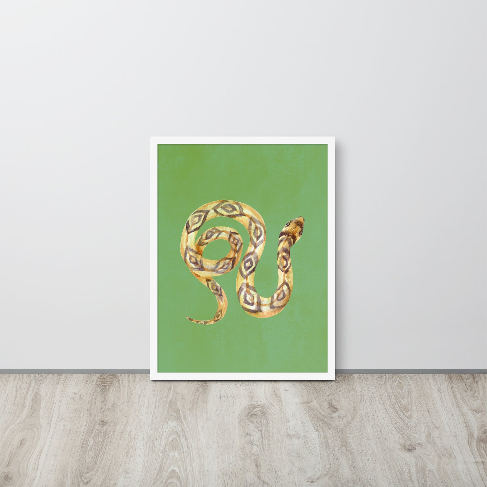 Wall Art Print - Golden Serpent-By The Bard