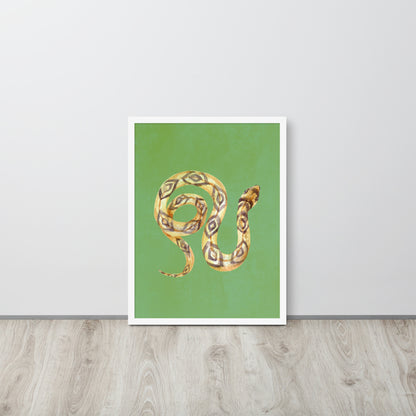 Wall Art Print - Golden Serpent-By The Bard