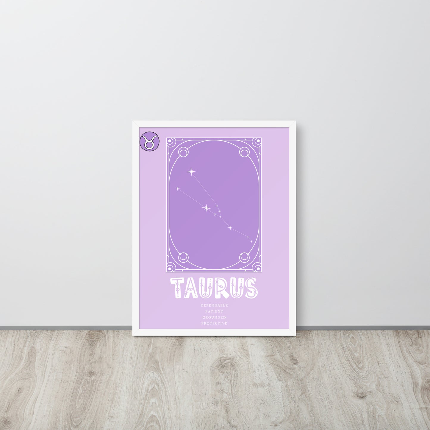 Wall Art Print - Zodiac - Taurus-By The Bard