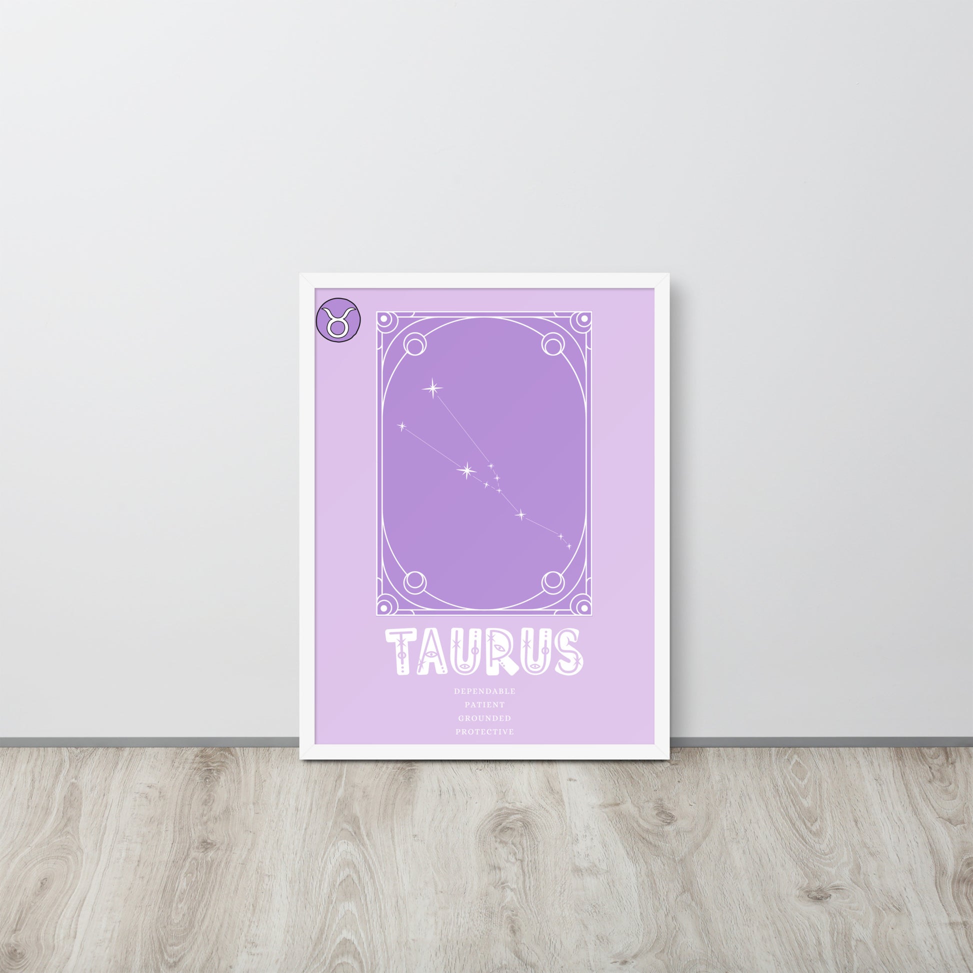 Wall Art Print - Zodiac - Taurus-By The Bard