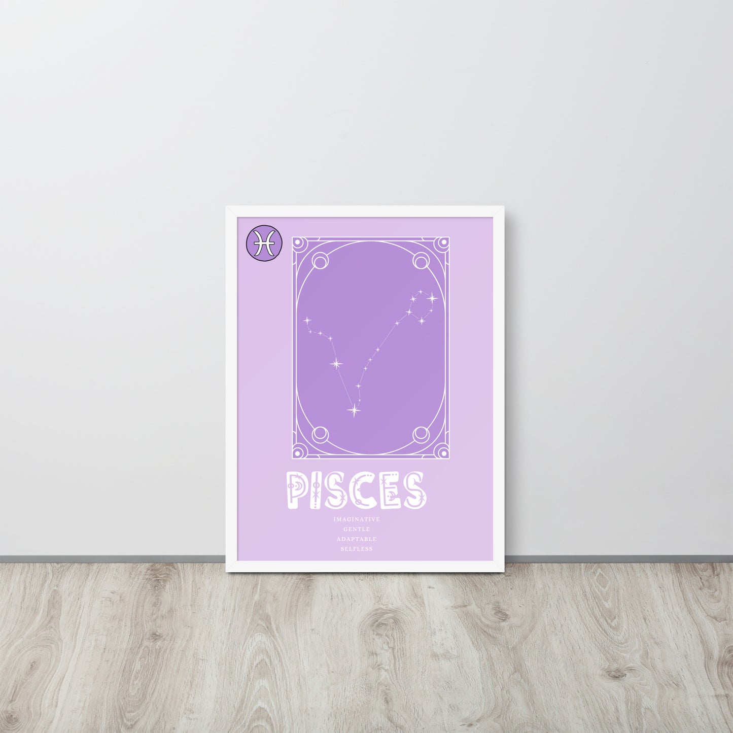 Wall Art Print - Zodiac - Pisces-By The Bard