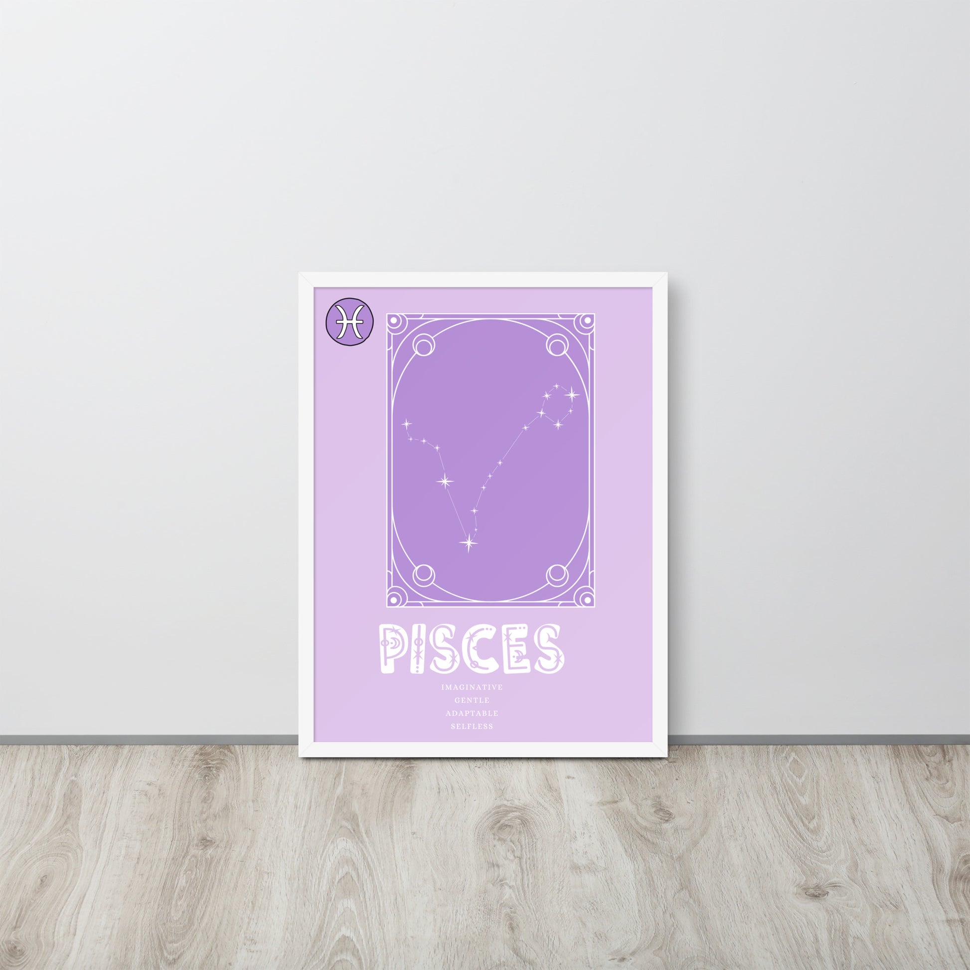 Wall Art Print - Zodiac - Pisces-By The Bard
