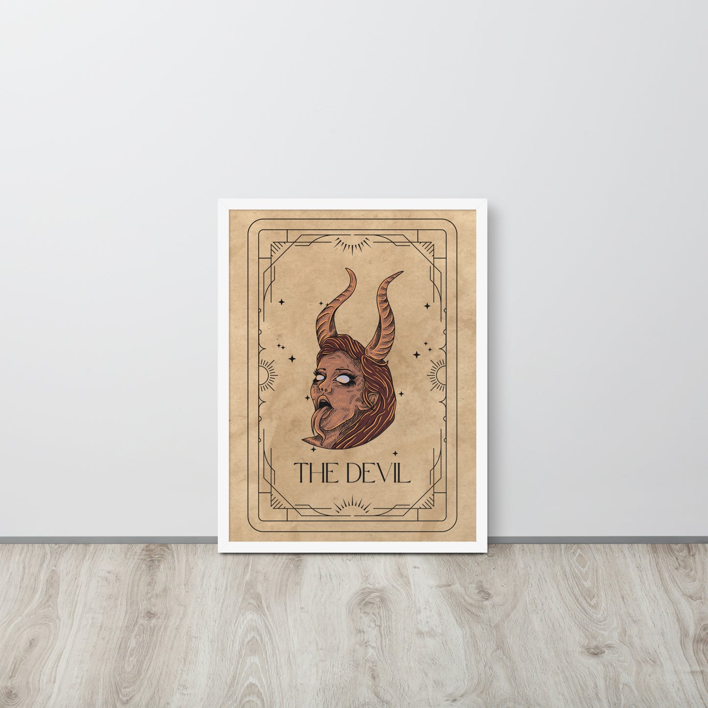 Wall Art Print - Tarot Card- The Devil-By The Bard