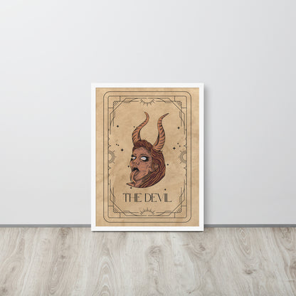 Wall Art Print - Tarot Card- The Devil-By The Bard