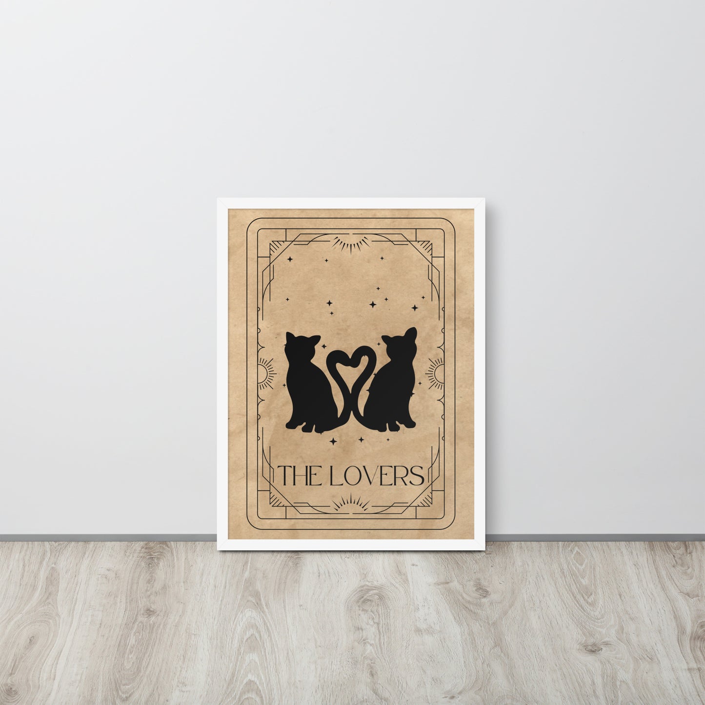 Wall Art Print - Tarot Card - The Lovers-By The Bard