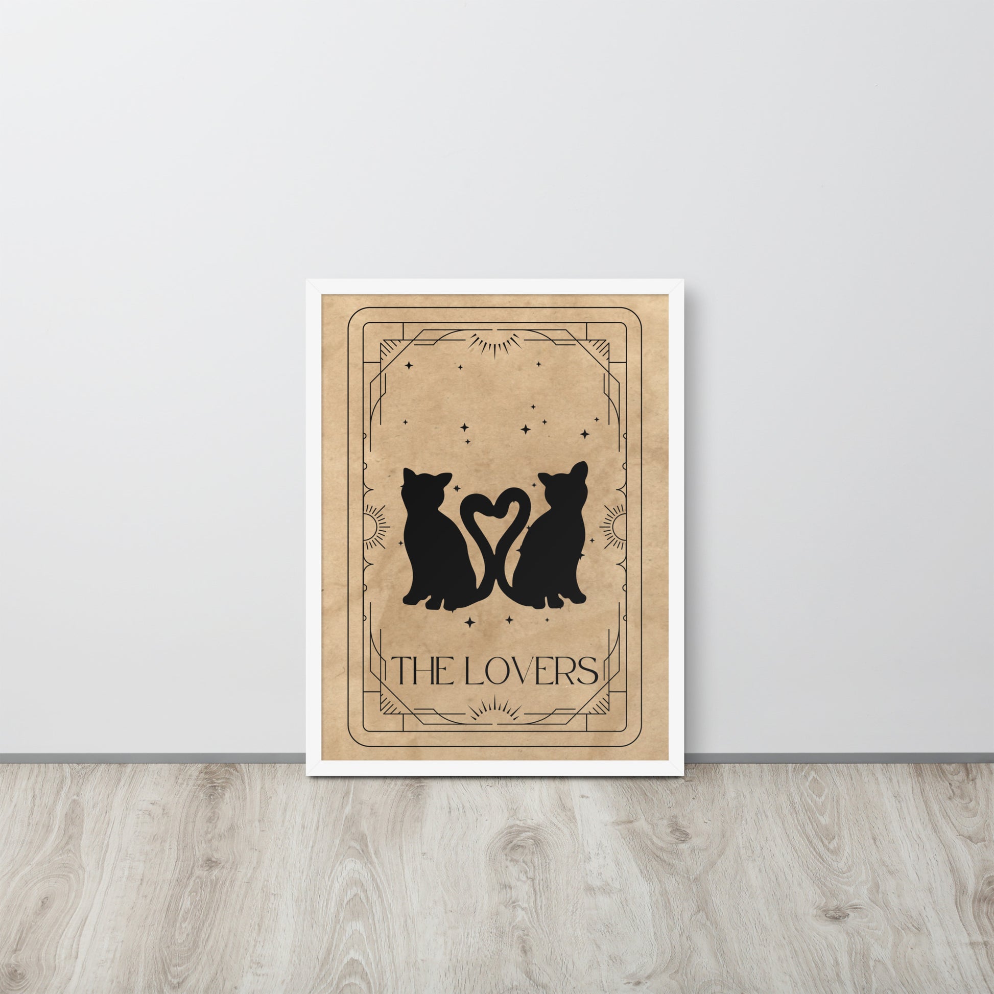 Wall Art Print - Tarot Card - The Lovers-By The Bard