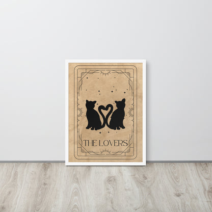 Wall Art Print - Tarot Card - The Lovers-By The Bard