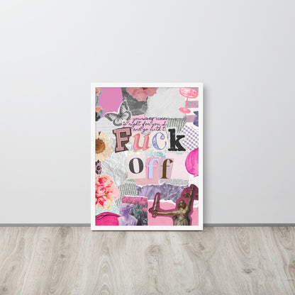 Wall Art Print - F*ck Off-By The Bard