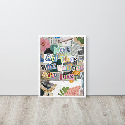 Wall Art Print - Not All Those Who Wander Are Lost-By The Bard